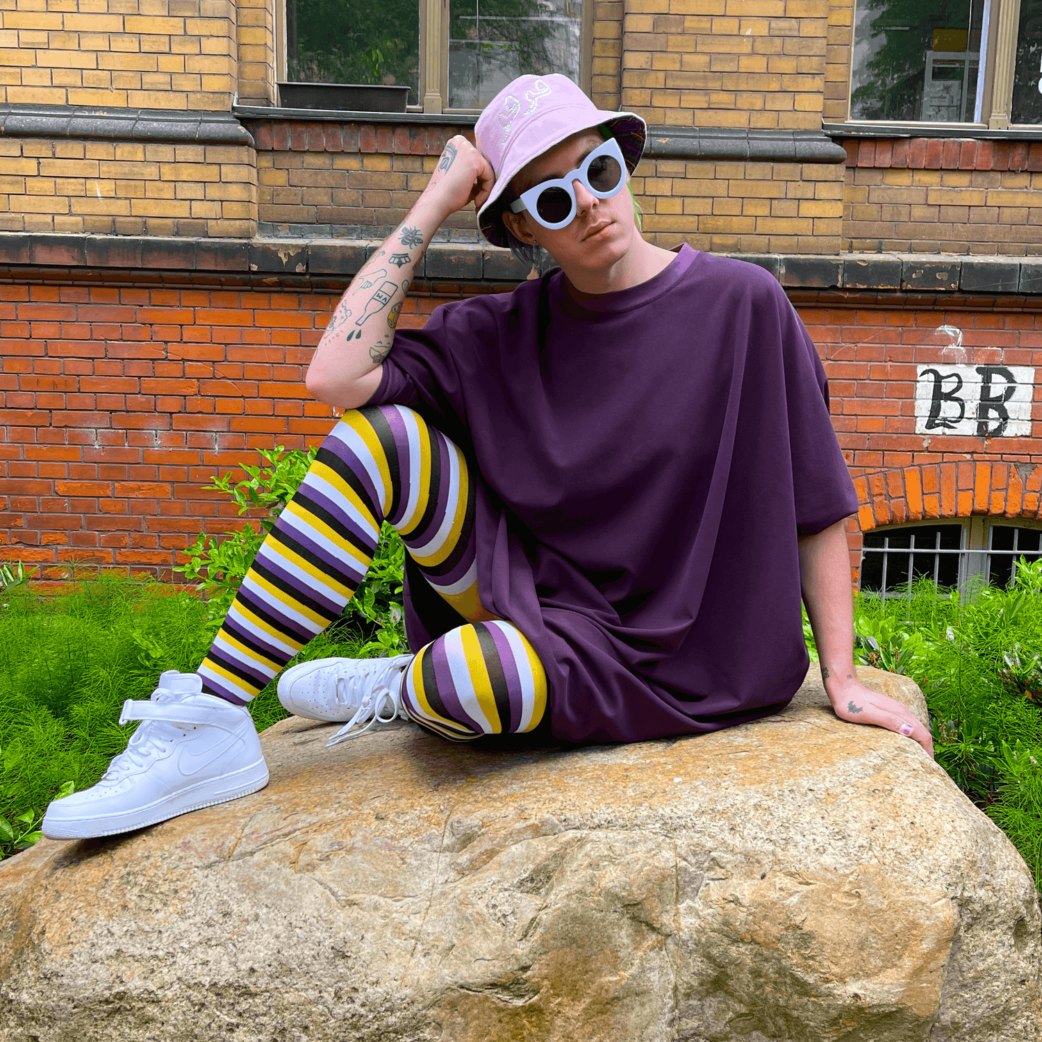 Pride Striped Tights - Elliot
