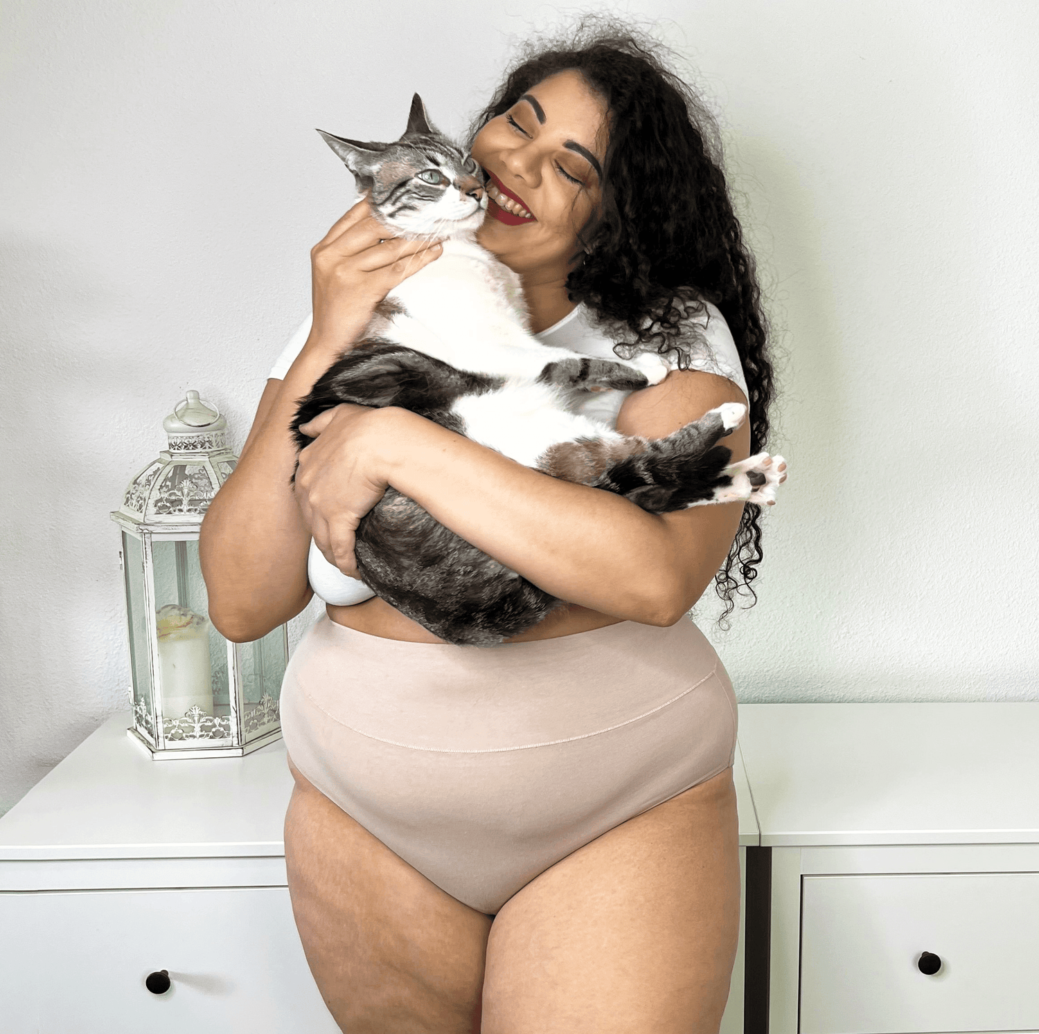Organic Cotton Full Brief Knickers - Milk Bottle