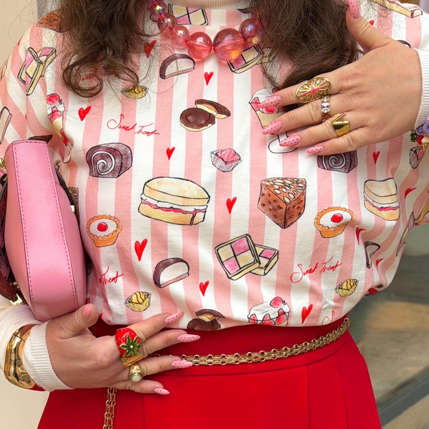 Organic Cotton Boxy Tee - Sweet Treat