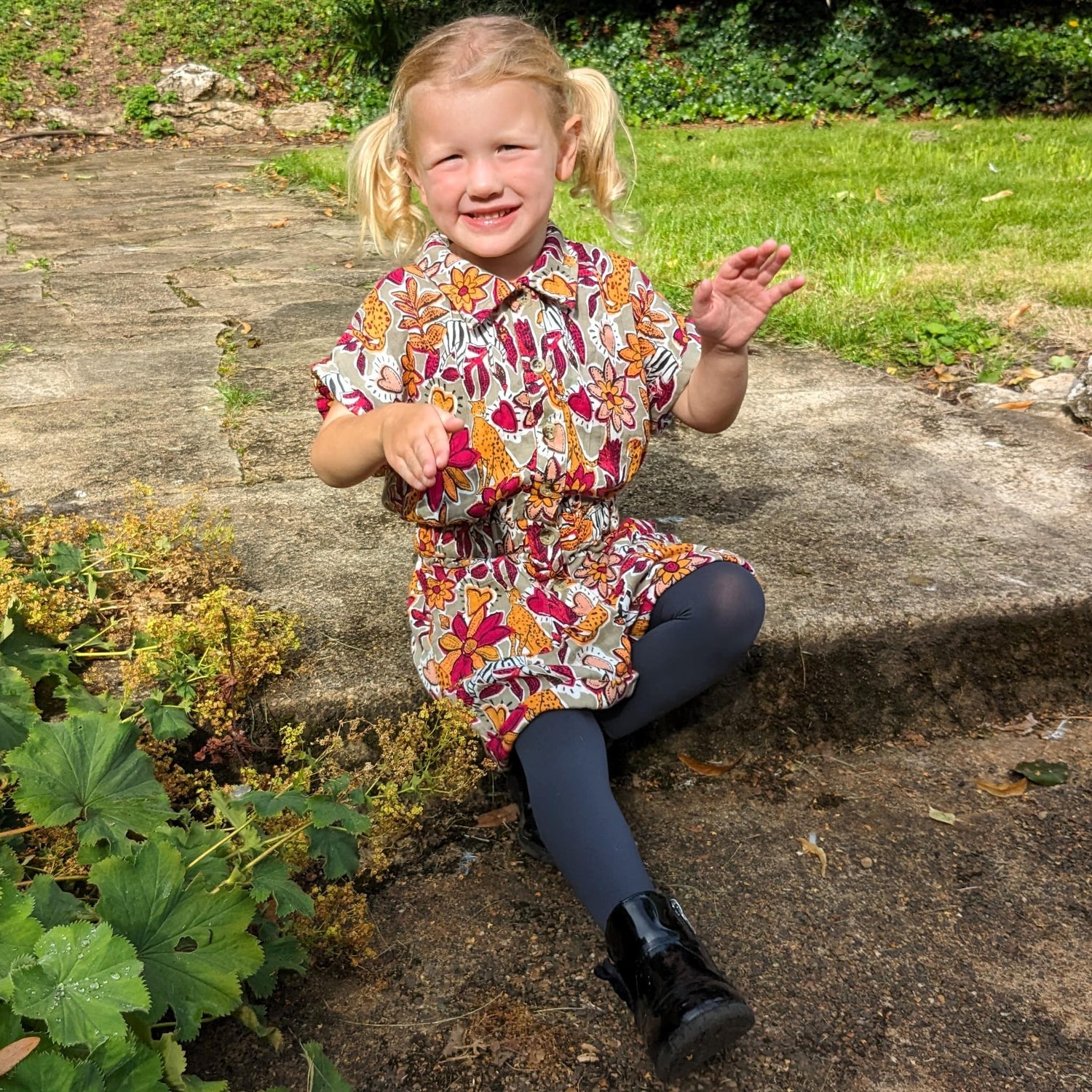 50 Denier Kids Tights - Slate Grey