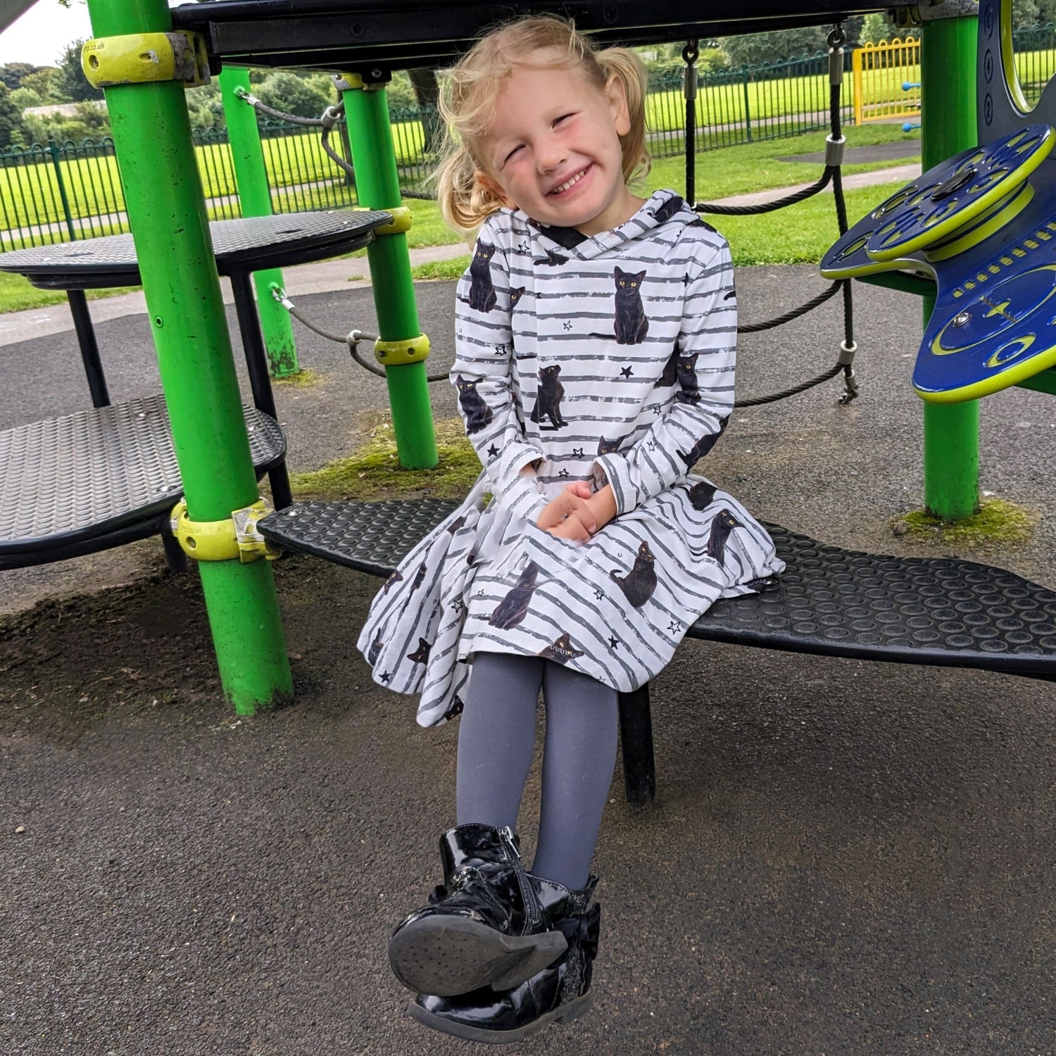 50 Denier Kids Tights - Slate Grey