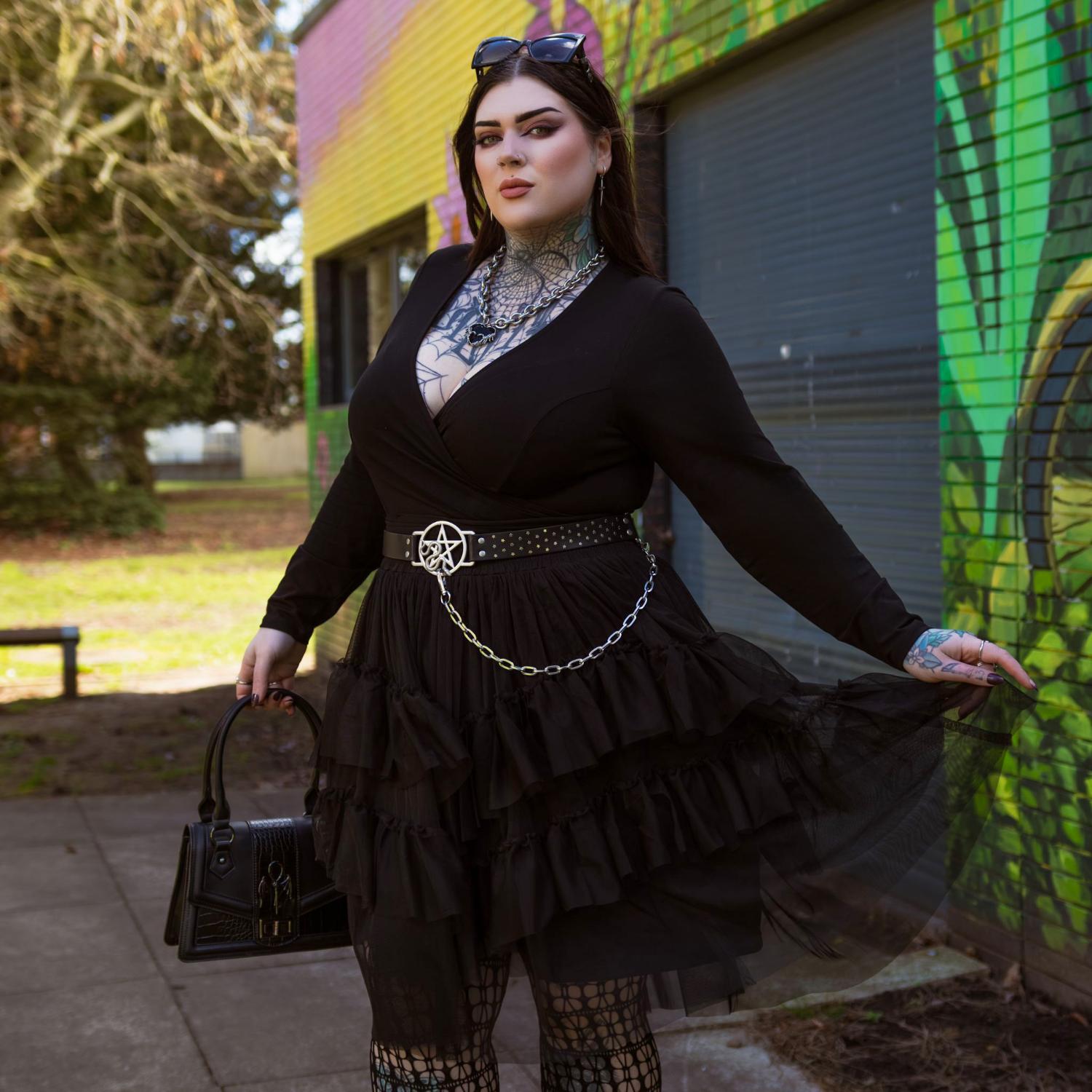 Mesh Skirt - Black