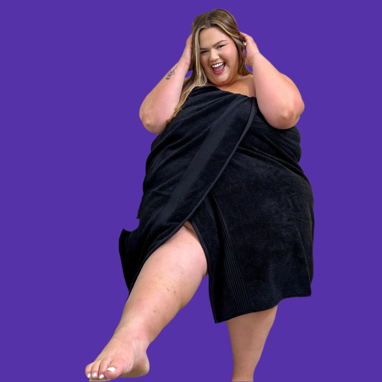 Big Softee Towel - Black