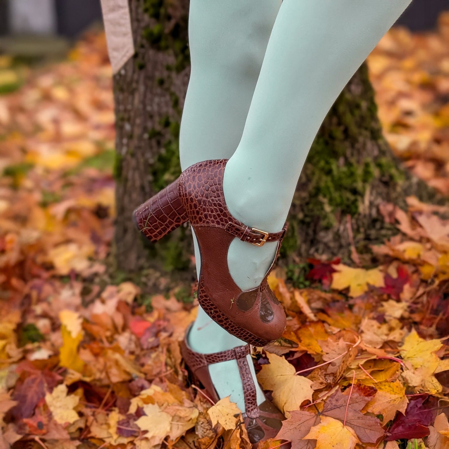 120 Denier Super-Opaque Tights - Chalcedony