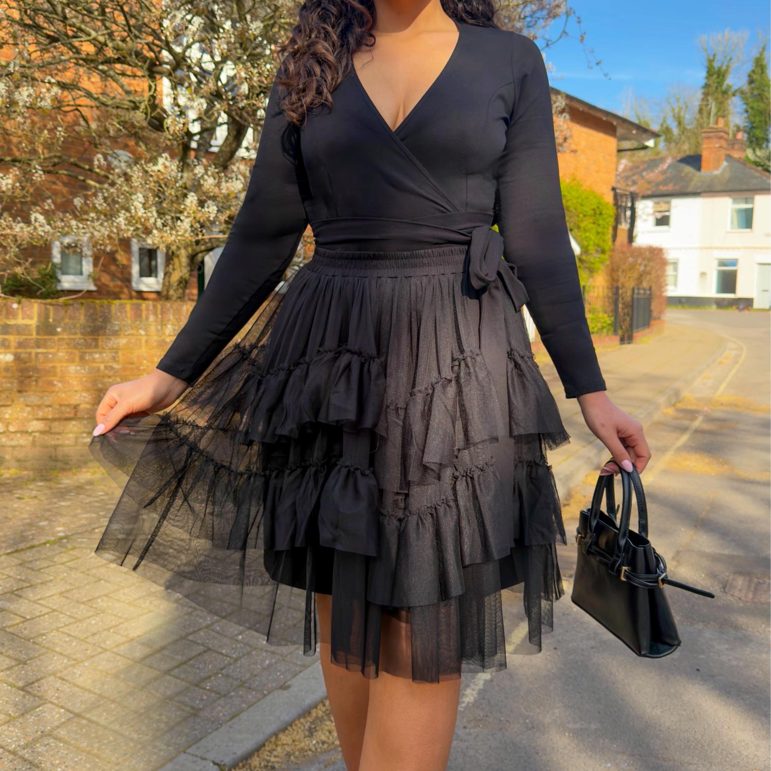 Mesh Skirt - Black