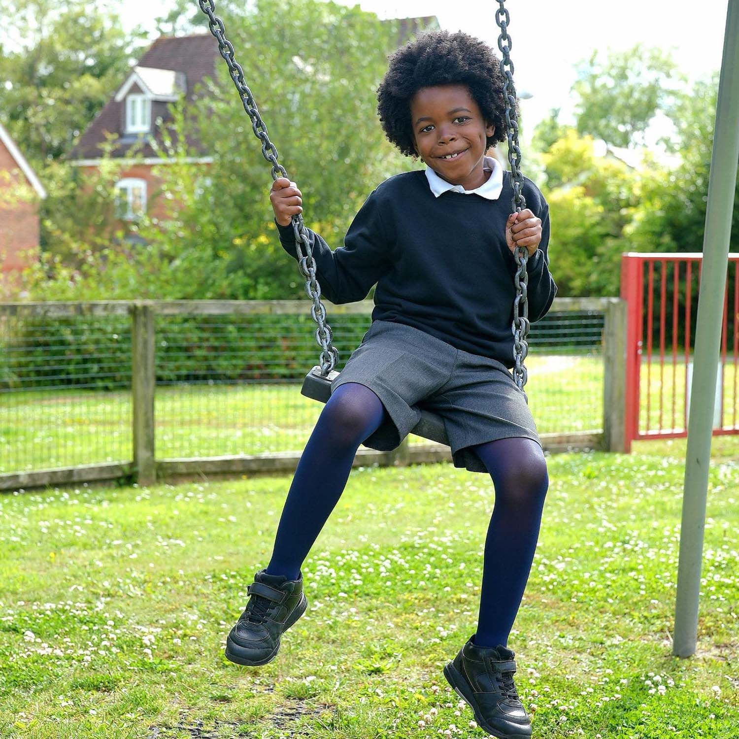 50 Denier Kids Tights - Navy