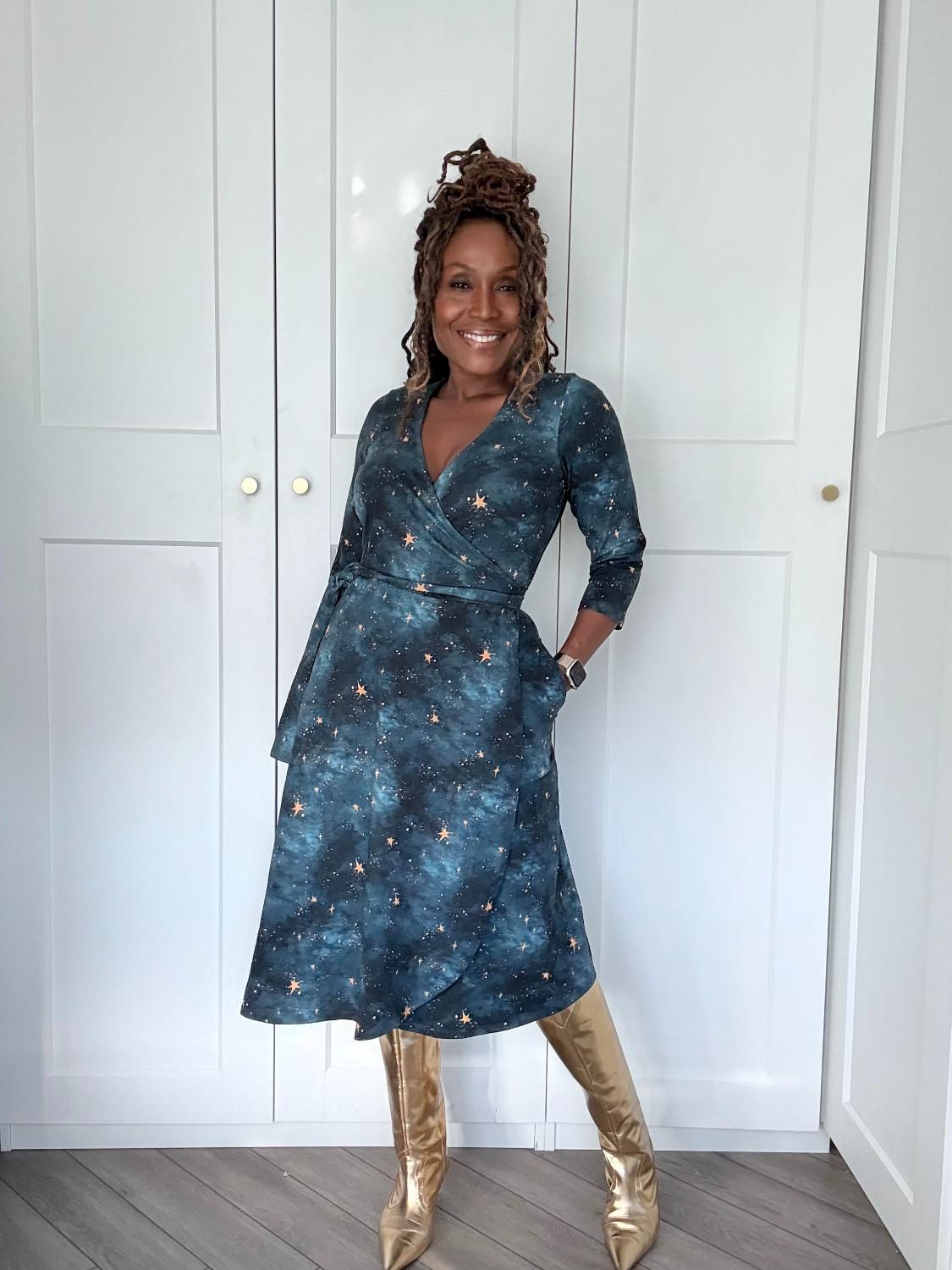 Nebula Wrap Dress