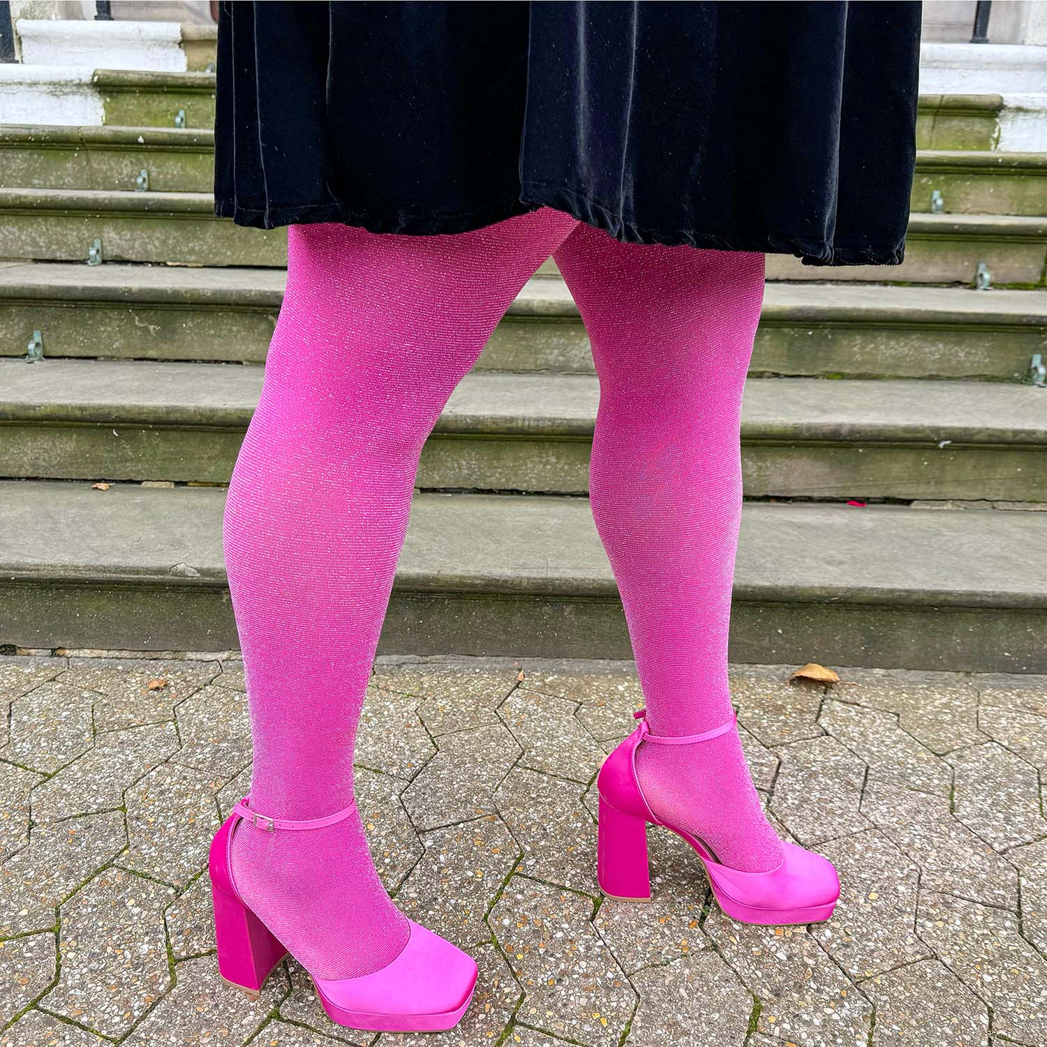 Sheer Lux Sparkle Tights - Kenneth