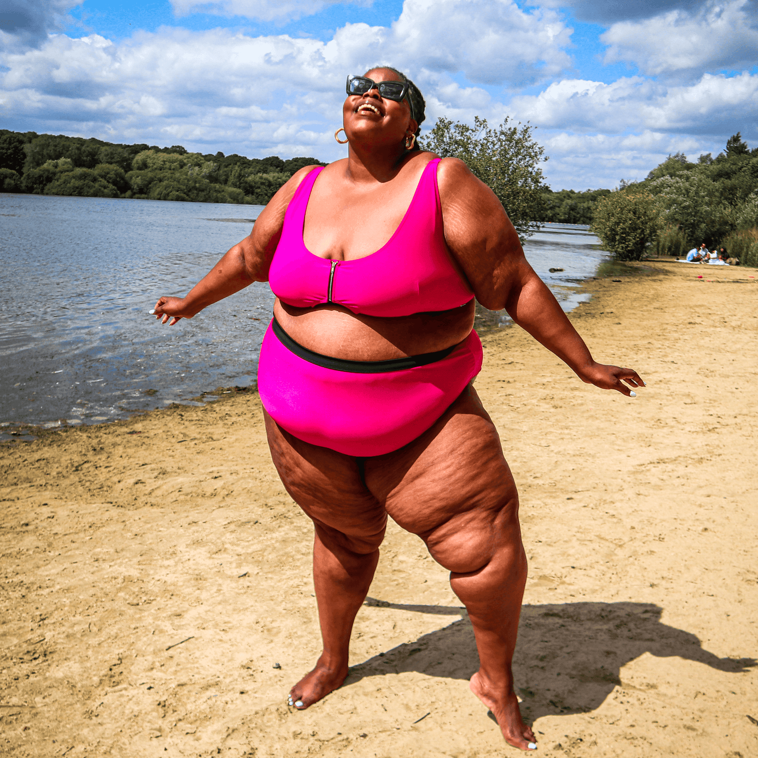 Hasta La Vista Bikini Top - Hot Pink - Snag