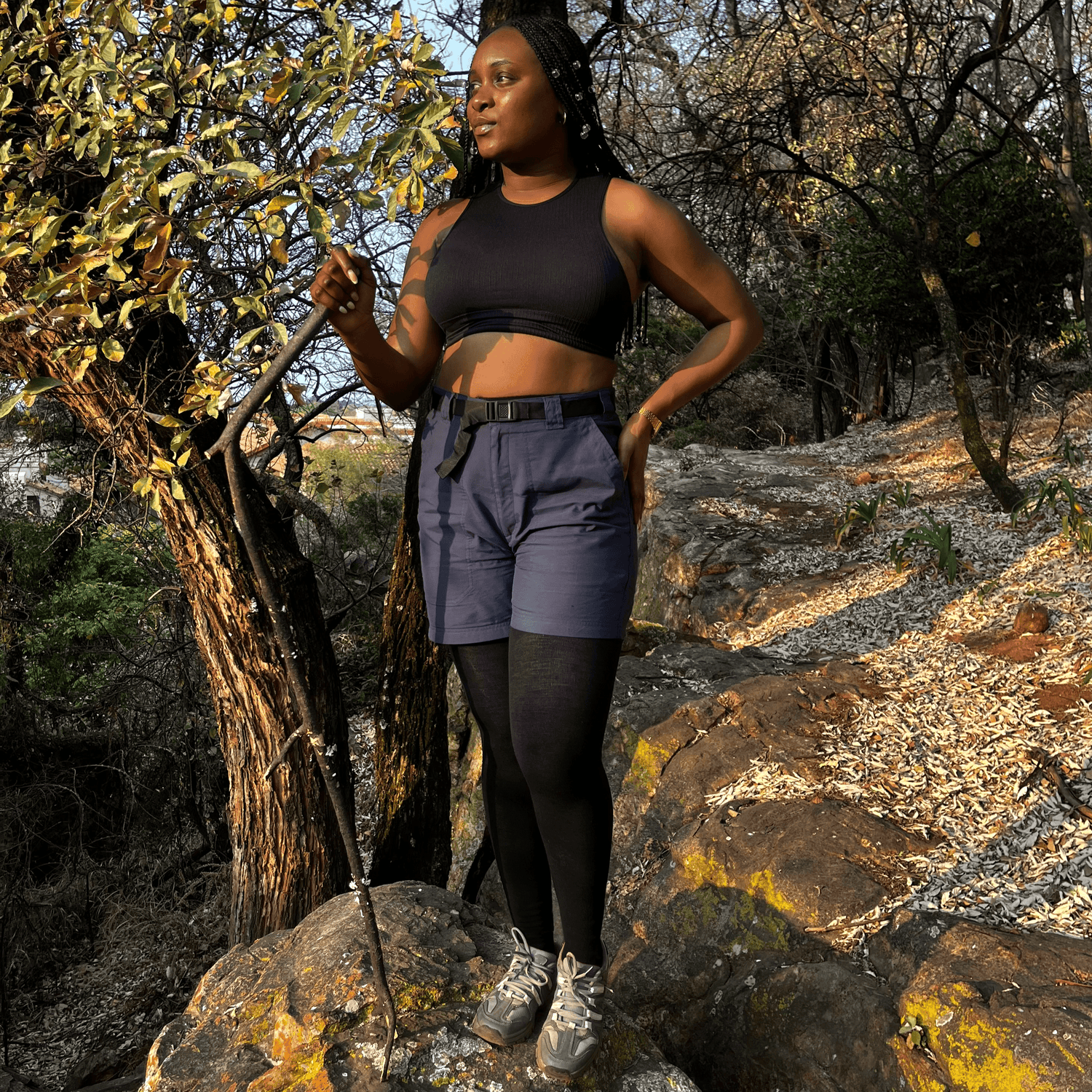 Merino Wool Tights - Black - Snag