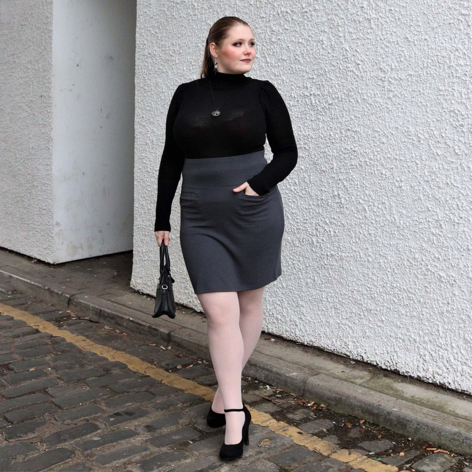 Mini Skirt - Slate Grey - Snag