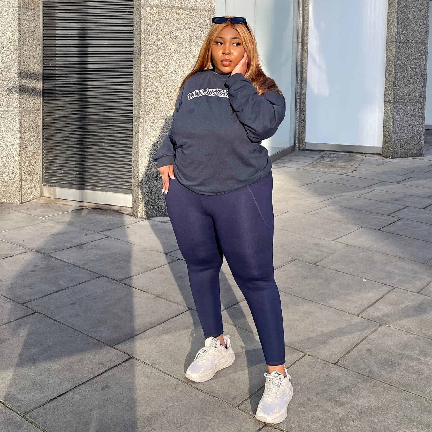 Squat Proof Short Leggings - Navy - Snag
