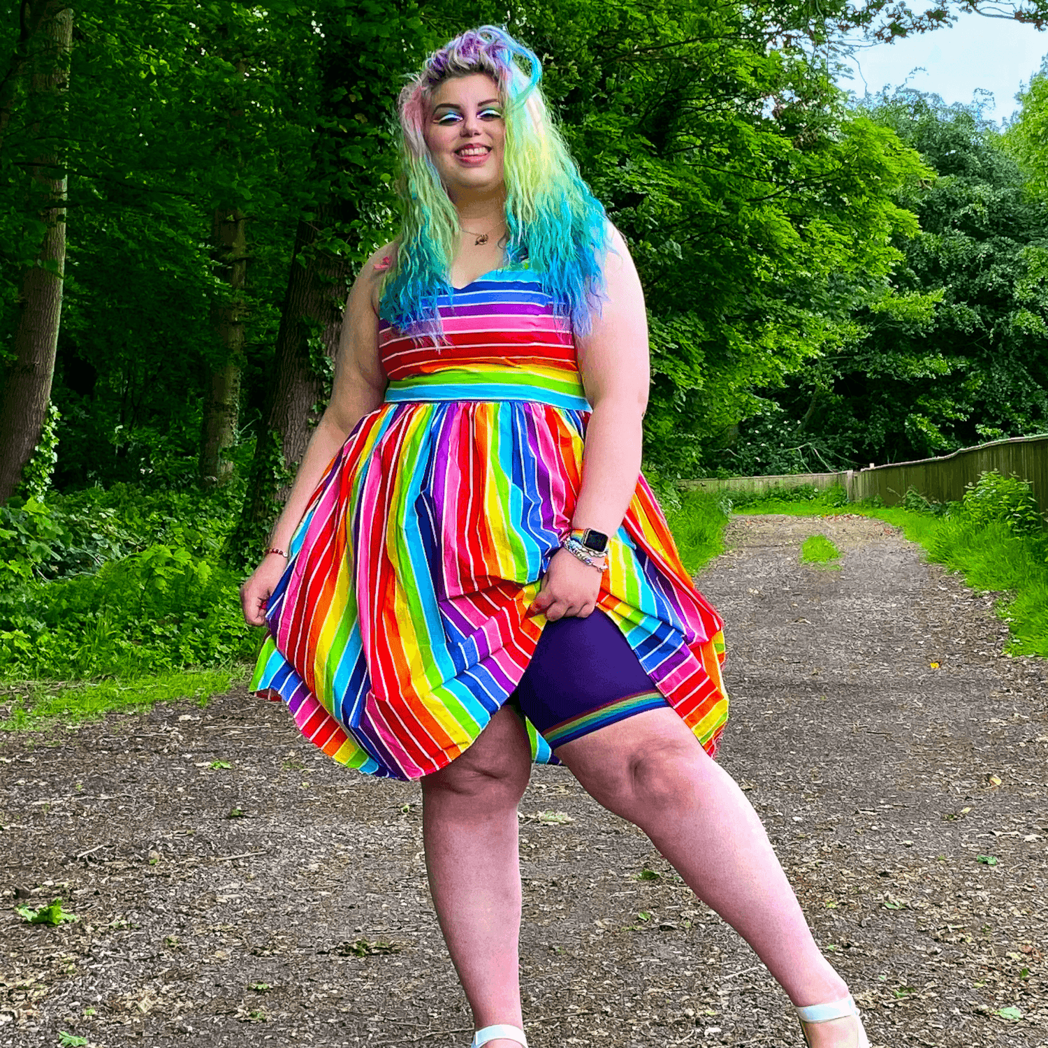 Stay Cool Chub Rub Shorts - Pride - Human Nature