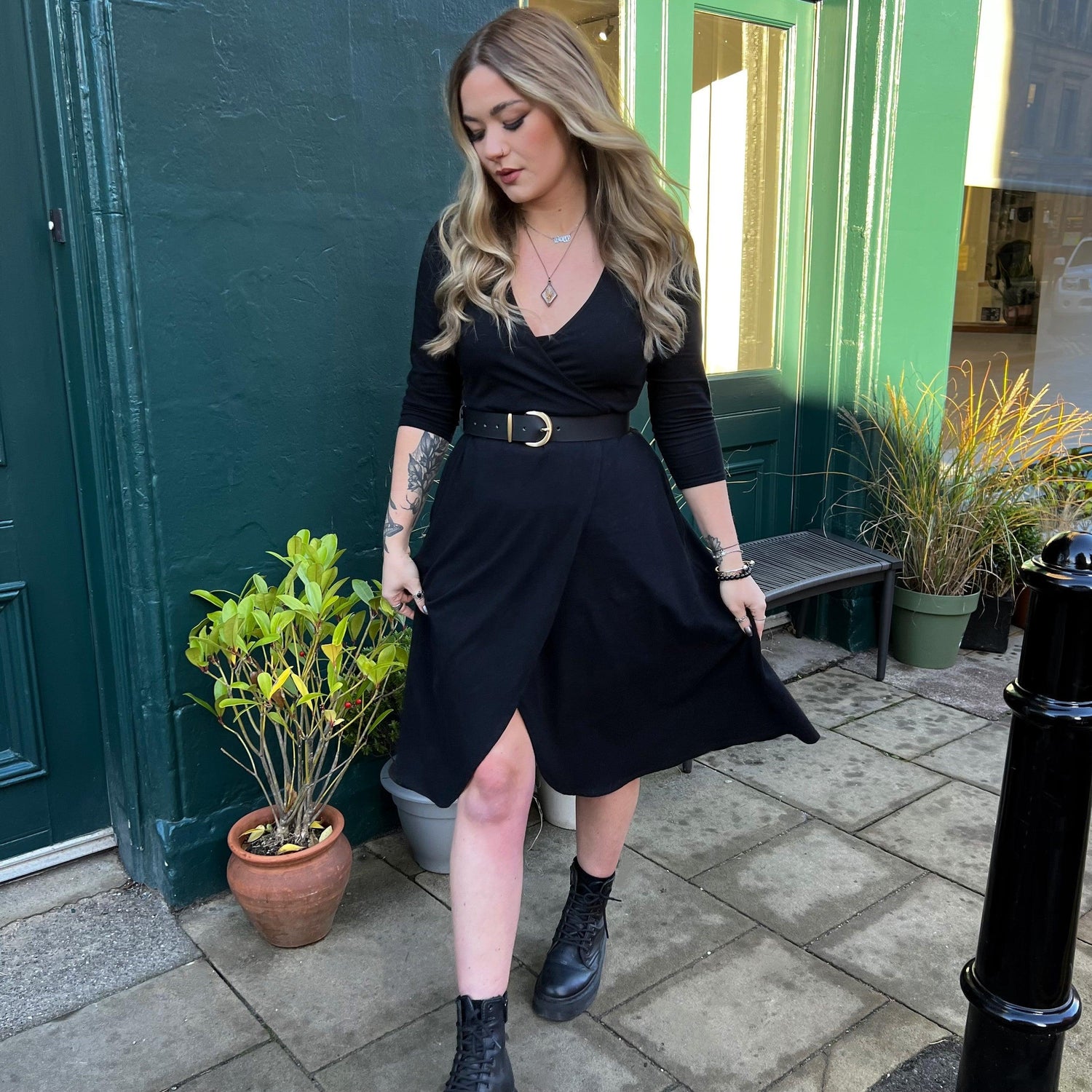 Vegan Leather Waist Belt - Gold - Snag