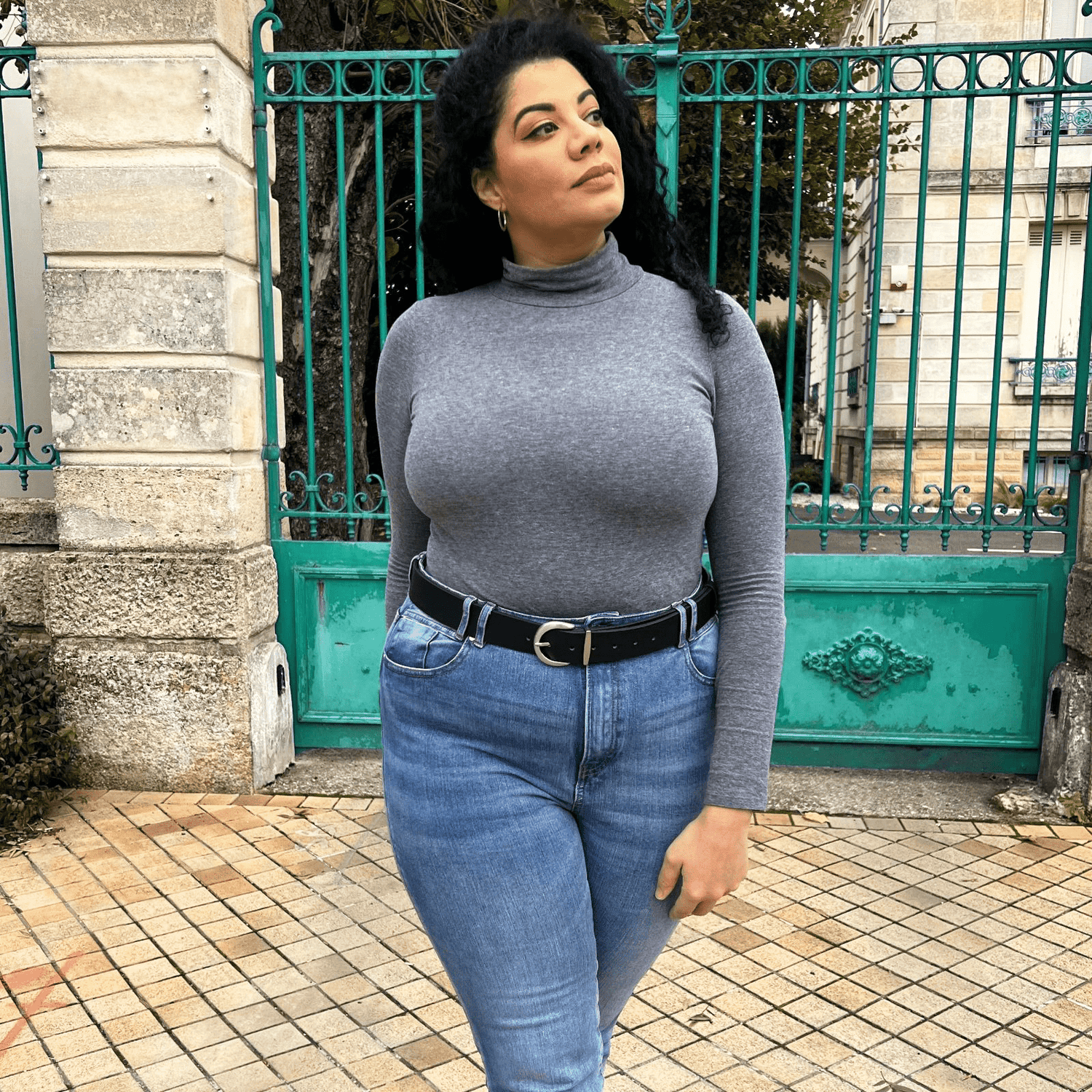 Vegan Leather Waist Belt - Silver - Snag