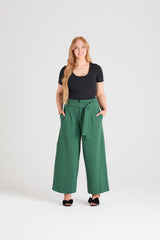Ottoman Wide Leg Tailored Trousers  - Petit Pois