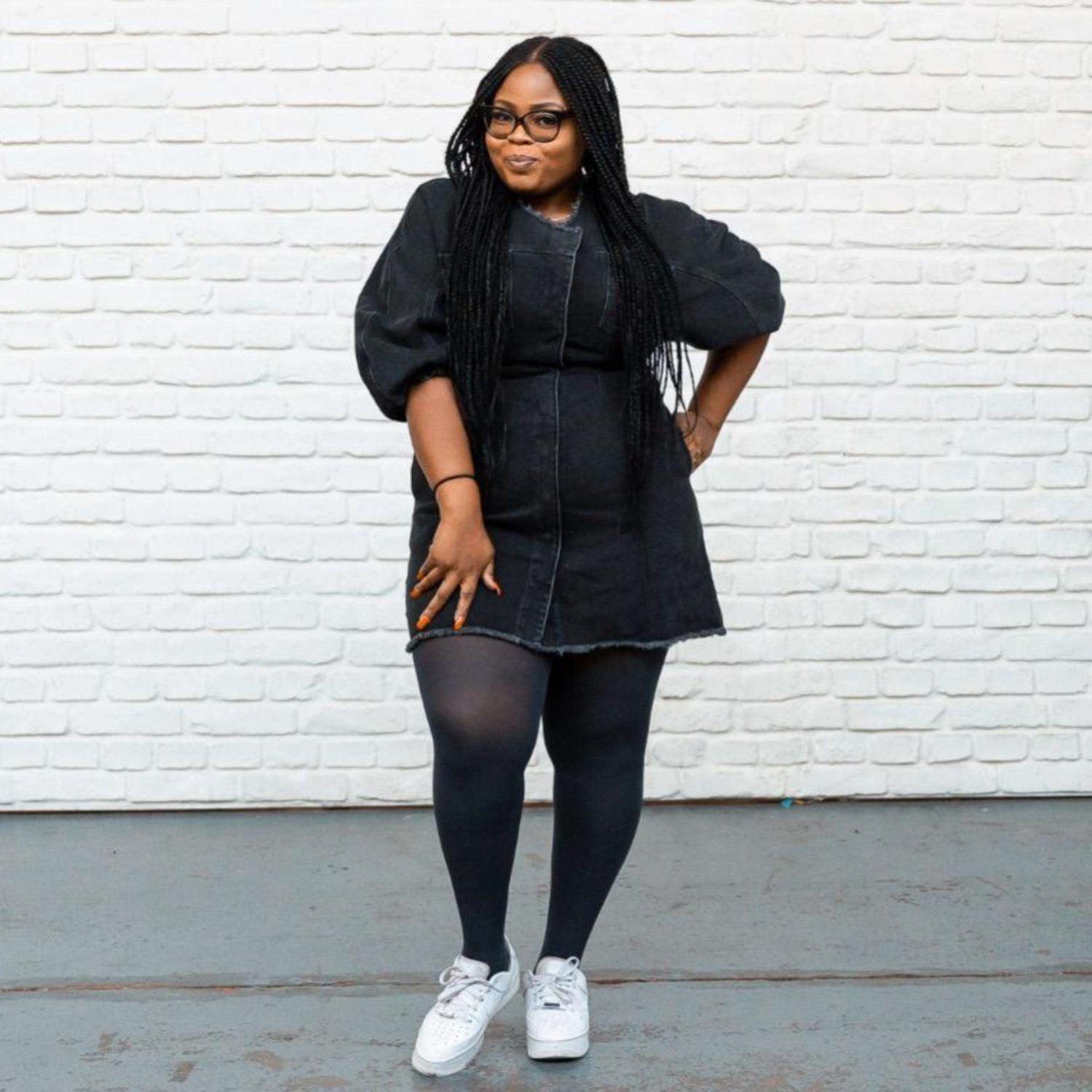 50 Denier Tights - Black - Snag