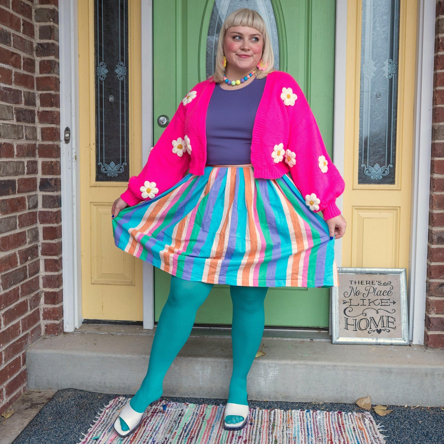 80 Denier Opaque Tights - Beach Bum