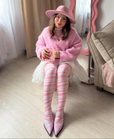 80 Denier Opaque Tights - Sugar Plum