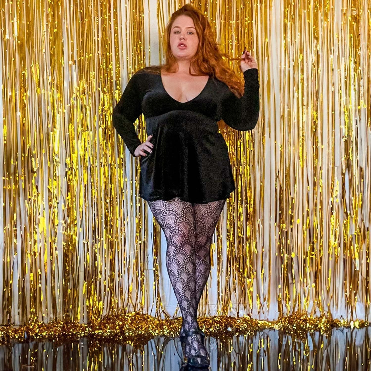 Fishnets - Drop The Ball - Black
