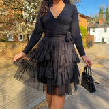 Mesh Skirt - Black