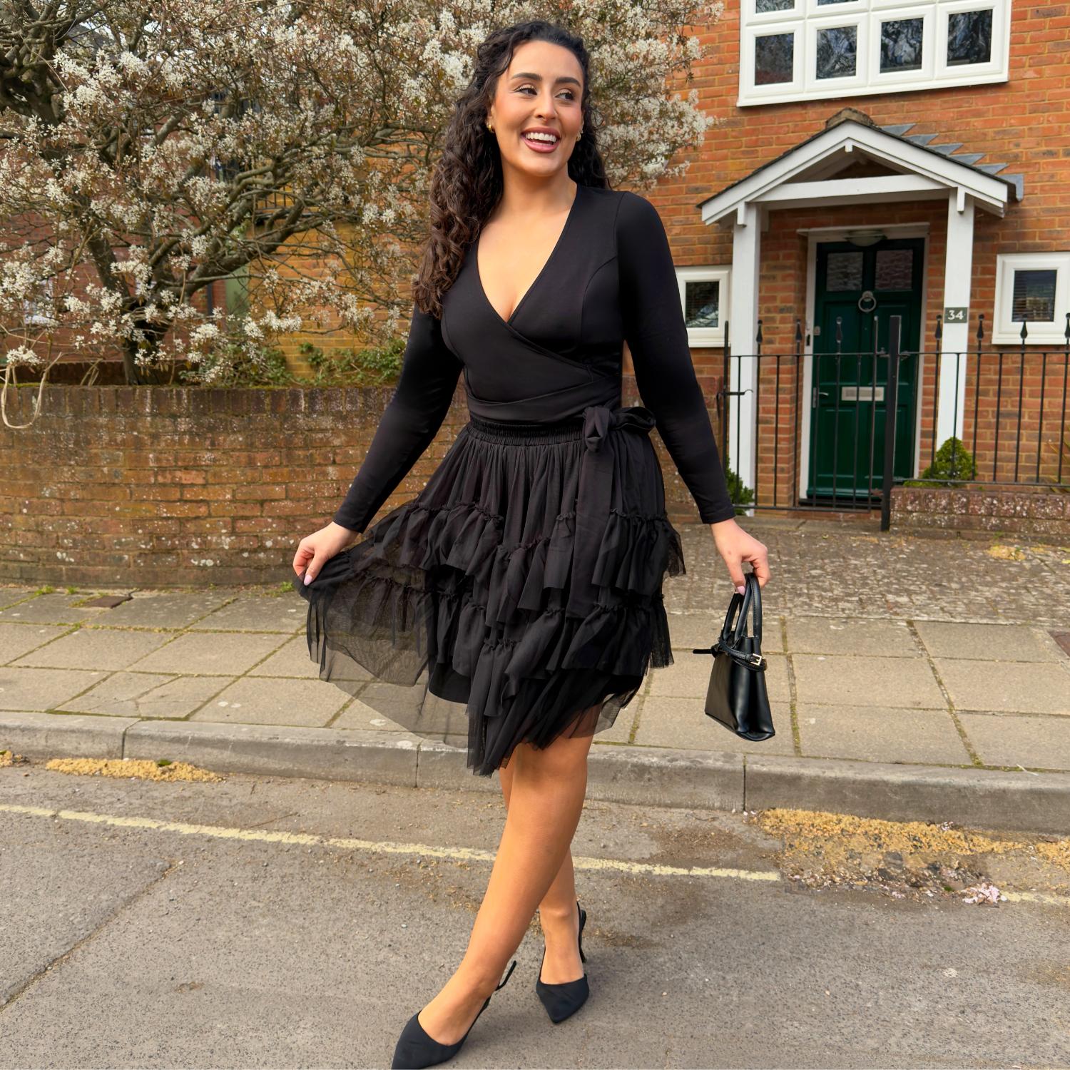 Mesh Skirt - Black