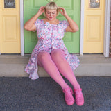 30 Denier Sheer Tights - Dragon Fruit