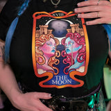 Major Arcana Baby Tee - XVIII The Moon