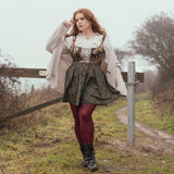 Plaid Mini-Flare Skirt - Glenfern