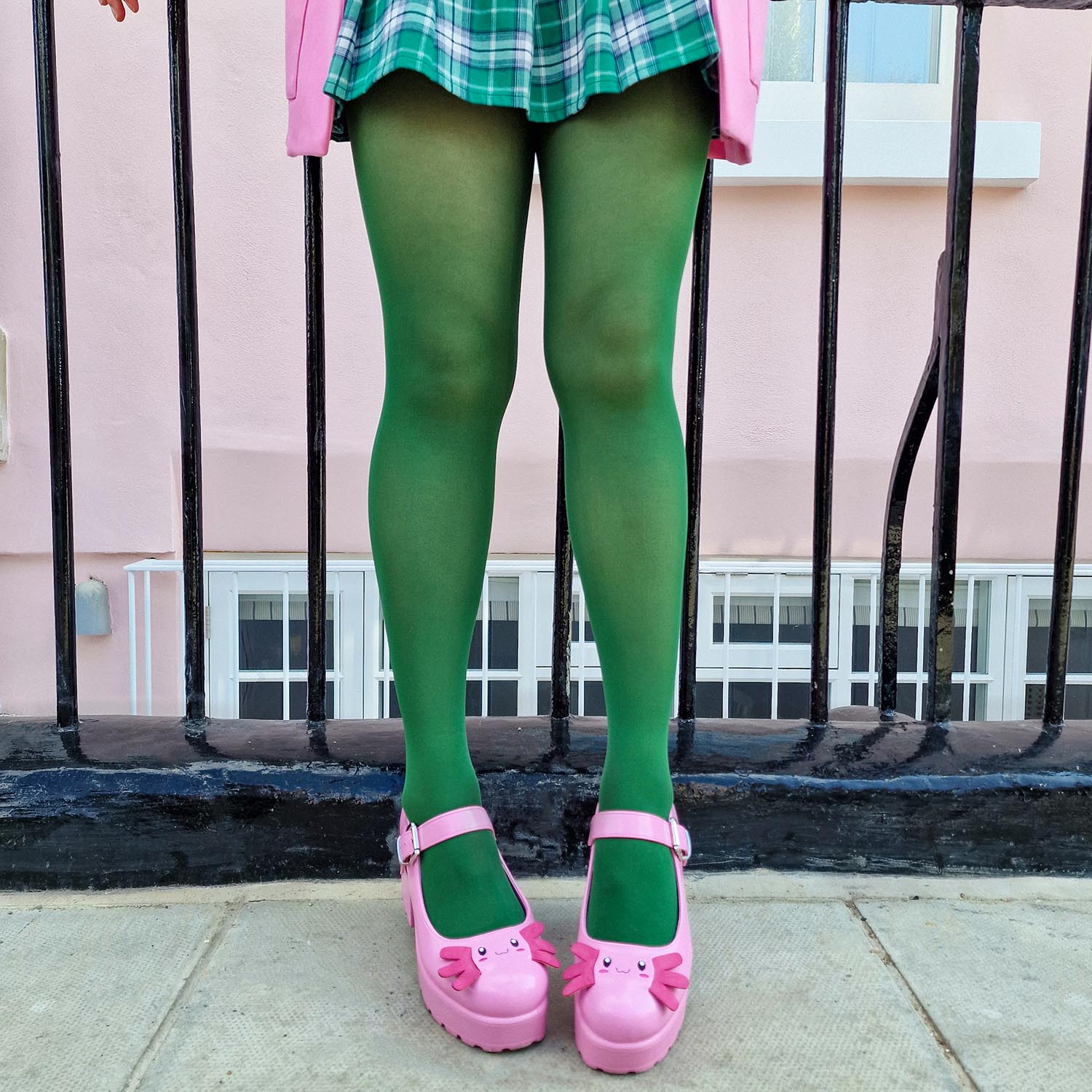 50 Denier Semi - Opaque Tights - Petit Pois
