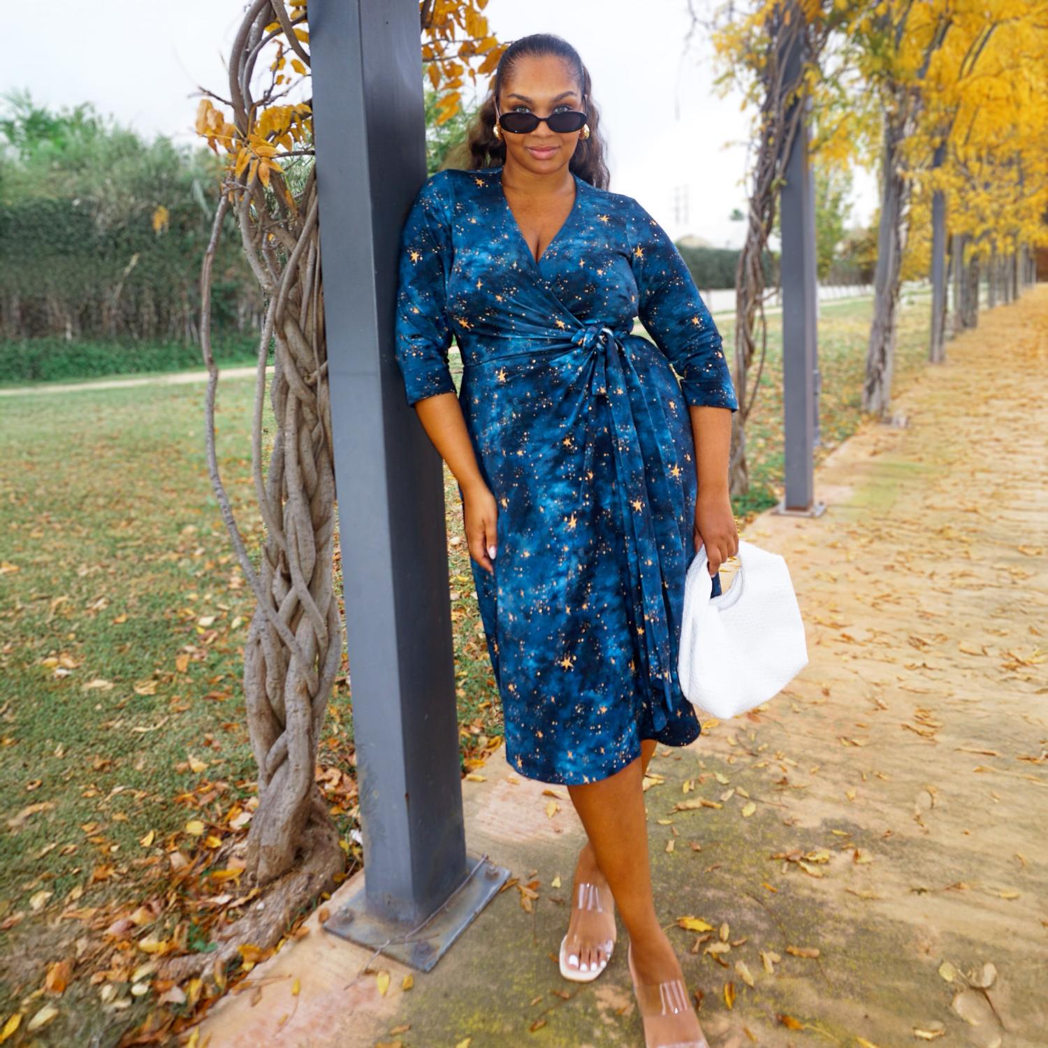 Nebula Wrap Dress