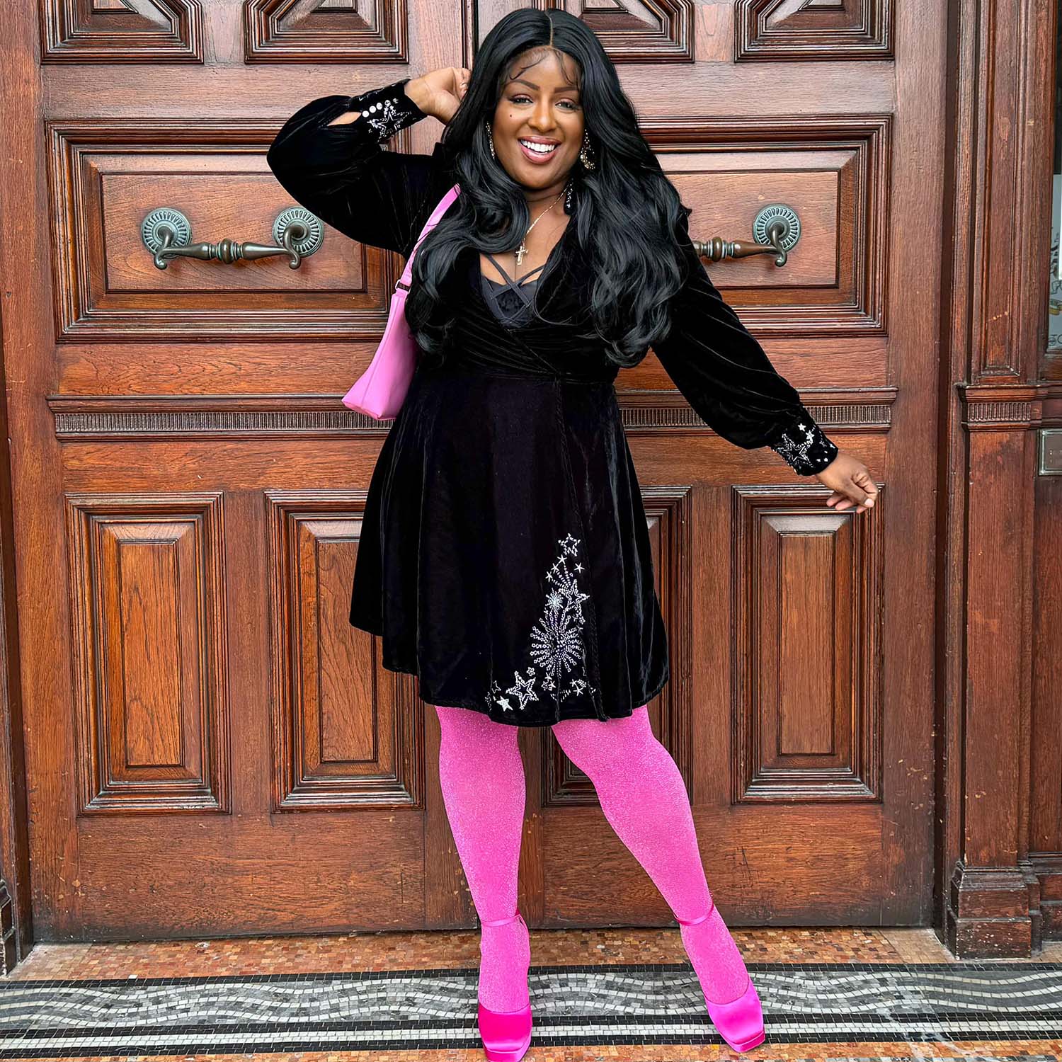 Sheer Lux Sparkle Tights - Kenneth