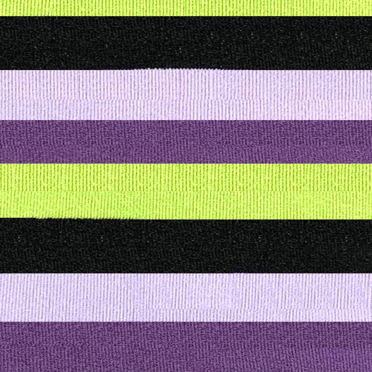 120 Denier Striped Tights - Viper