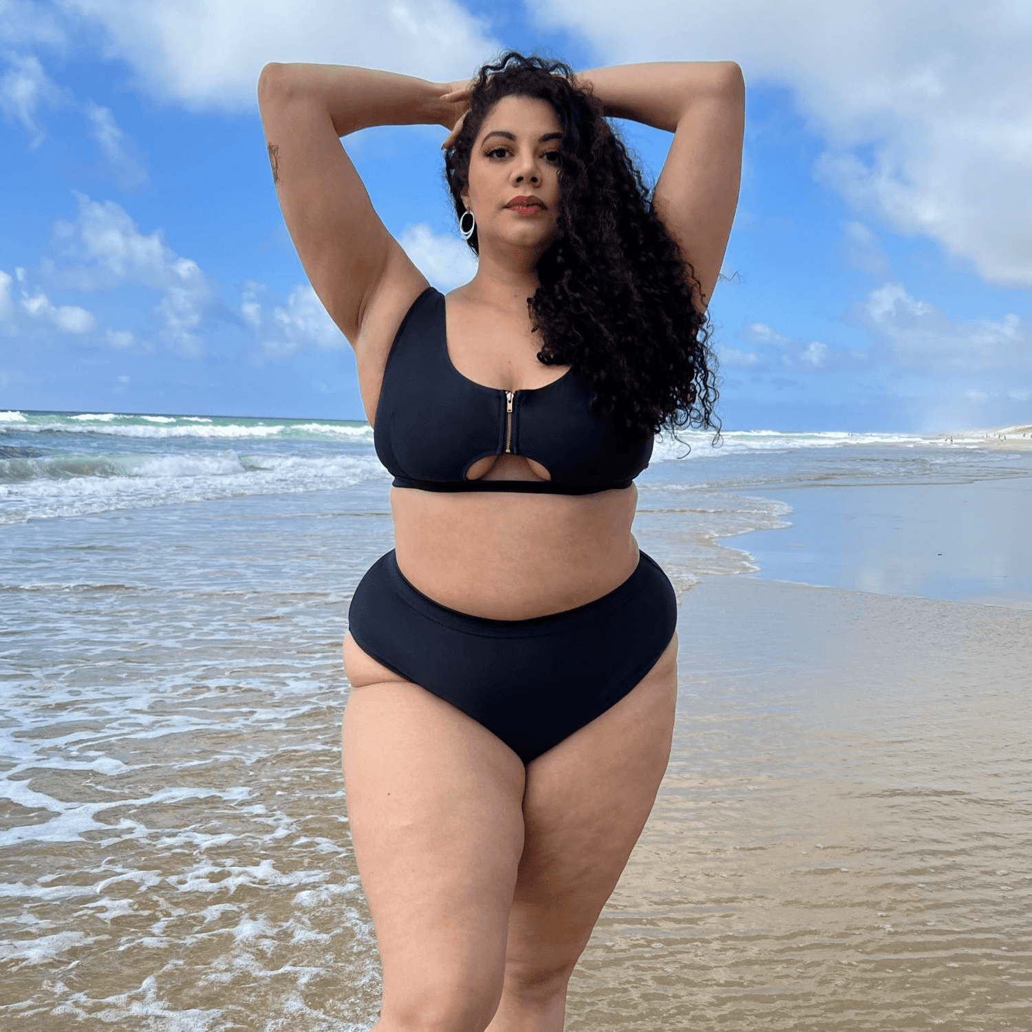 Bikini Top - Hasta La Vista - Black - Snag