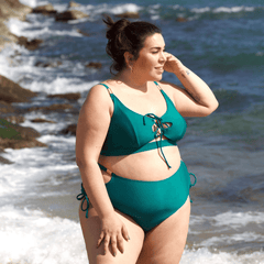 Bikini Top - What Babe? - Teal - Snag