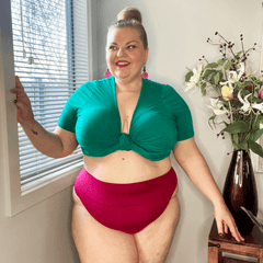 Cheeky High Leg Knickers - Raspberry Pie - Snag