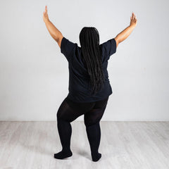 Convertible Dance Tights - Black - Snag