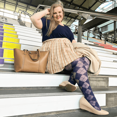 Diamond Tights - Navy - Snag