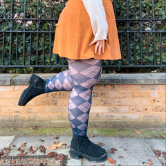 Diamond Tights - Navy - Snag