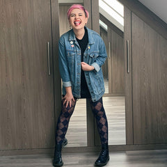 Diamond Tights - Navy - Snag