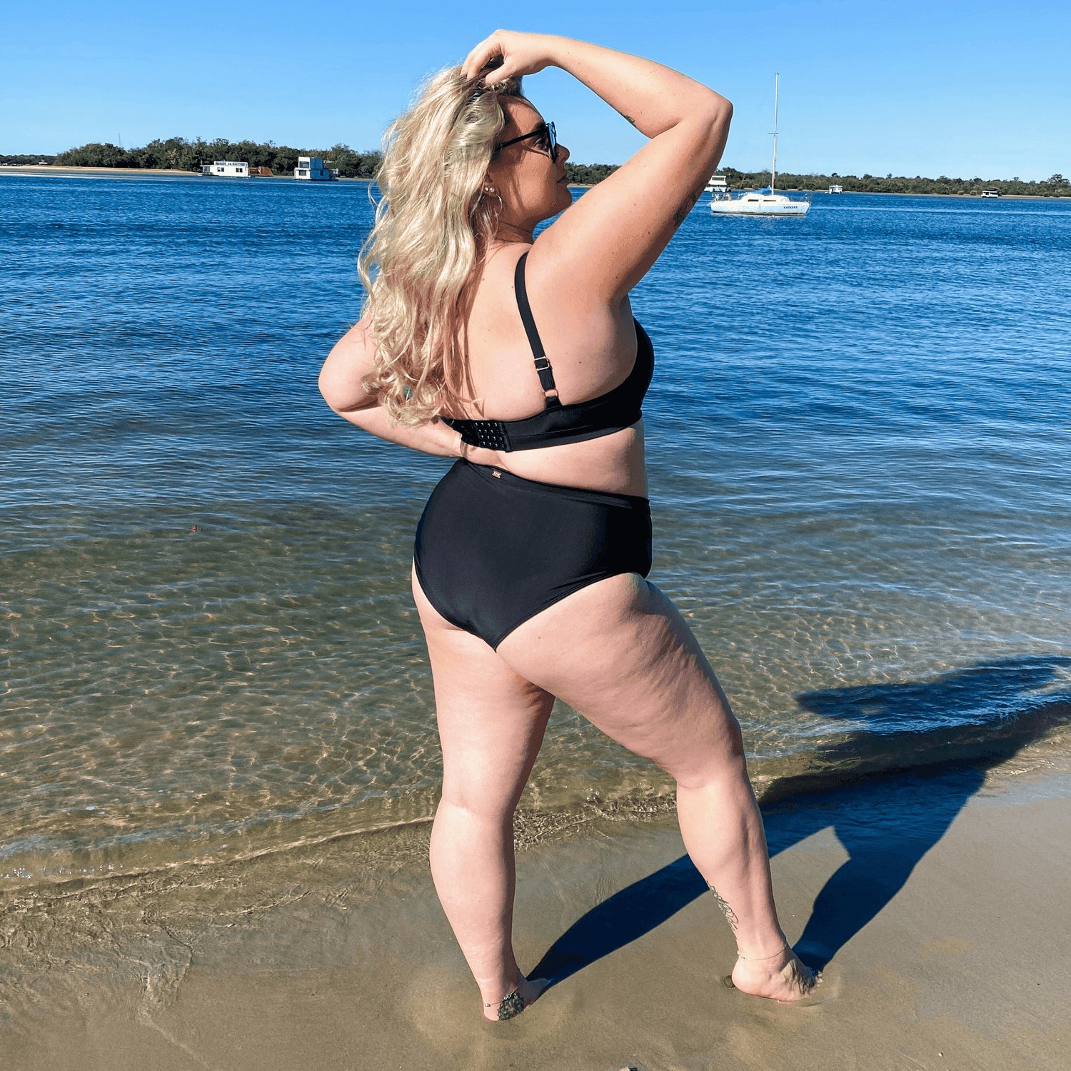 Hasta La Vista Bikini Bottoms - Black - Snag