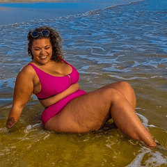 Hasta La Vista Bikini Top - Hot Pink - Snag