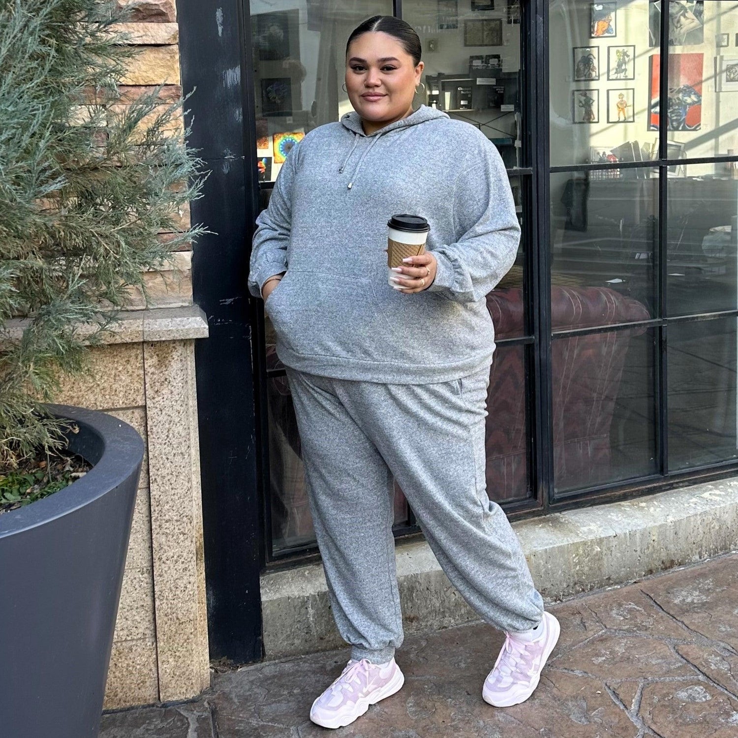 Hoodie - Grey Marl - Snag