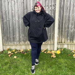 Longline Hoodie - Black - Snag