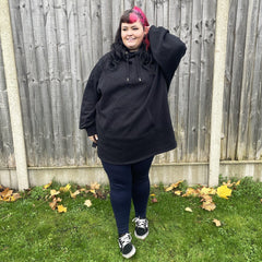 Longline Hoodie - Black - Snag