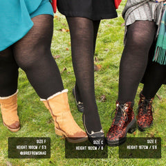Merino Wool Tights - Black - Snag