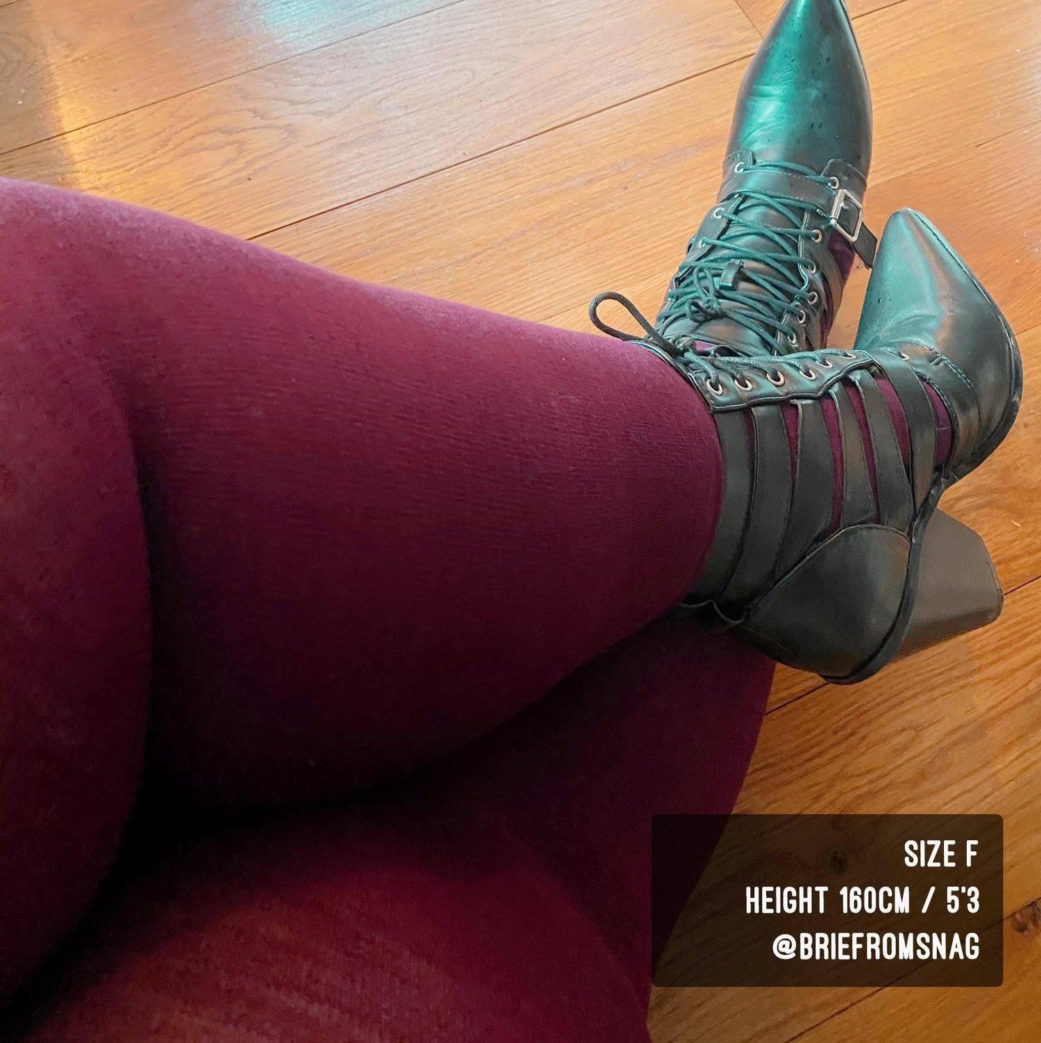 Merino Wool Tights - Red Velvet Cake - Snag