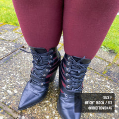 Merino Wool Tights - Red Velvet Cake - Snag