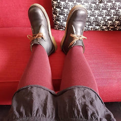Merino Wool Tights - Red Velvet Cake - Snag
