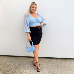 Pencil Skirt - Black - Snag